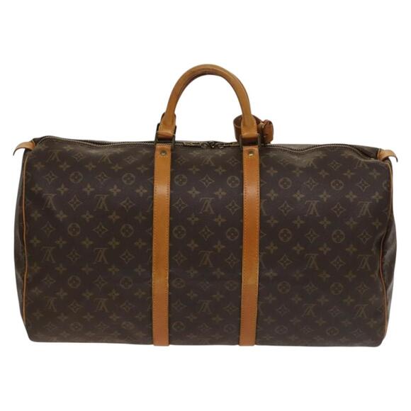 LOUIS VUITTON Monogram Keepall 55 Boston Bag M41424 - Picture 3 of 16